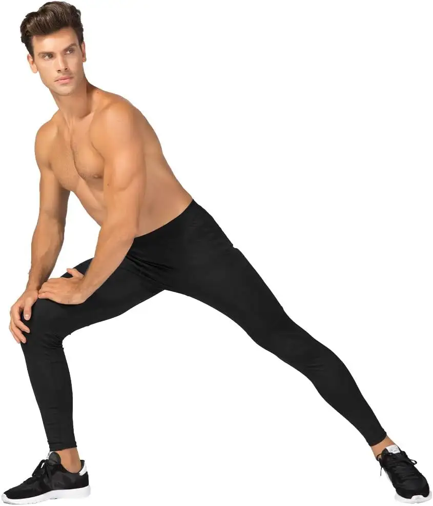 Leggings de compressão para homens, calças curtas de secagem rápida para academia, corrida, fitness, joelho com estampa 3D, calças justas para corrida e corrida