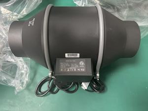 12V Solar Panel 6 Inch 402CFM <strong>PWM</strong> Control Cultivators and Hepa Filter Duct Fan with <strong>Temperature</strong> Humidity <strong>Sensor</strong> - Product Image 3