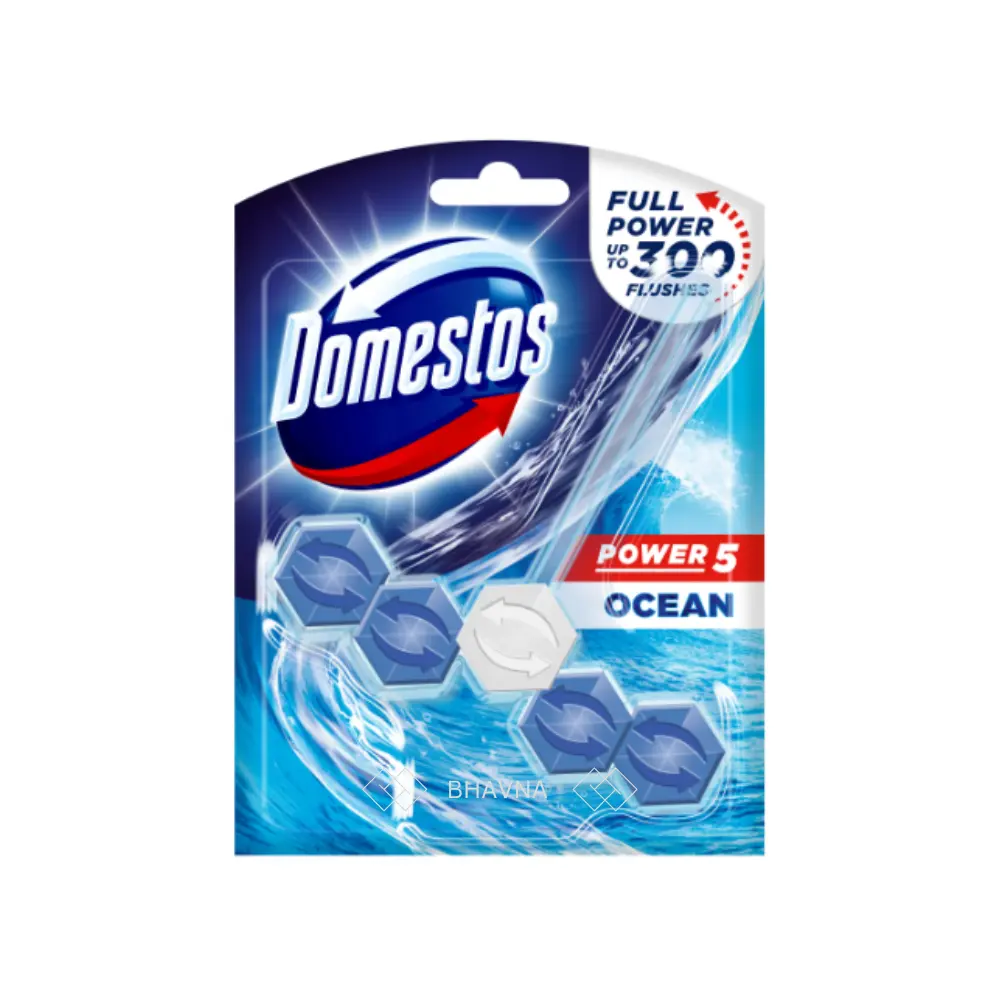 Wholesale Price Toilet Cleaners Fresh-scented Sparkling Clean Toilet Solid (UK) 55GM OCEAN DOMESTOS TOILET BLOCKS