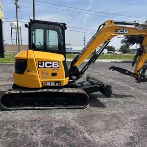 JCB 15c-1 Mini Escavadeira Baixa Horas Usado Eficiente Máquina De Escavação com 3-7ton Peso Operacional Crawler Mov