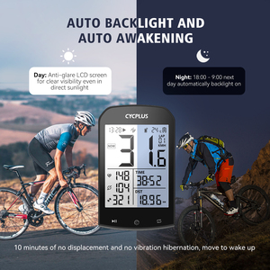 CYCPLUS, velocímetro digital recargable, GPS, ordenador para bicicleta, ordenador inalámbrico para bicicleta - Product Image 6