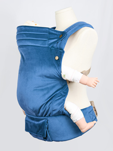 Ergonomic trẻ sơ sinh bọc tàu sân bay thoải mái em bé mang theo với vải nhung mềm điều chỉnh dây đai & túi thuận tiện - Product Image 5