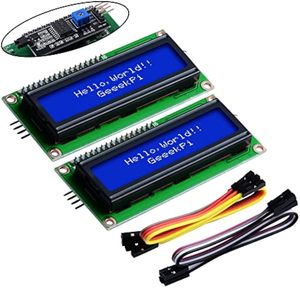Aismartlink I2C 1602 Display LCD modulo 16x2 caratteri seriale blu retroilluminazione modulo LCD per Raspberry Pi STM32 DIY Maker - Product Image 1