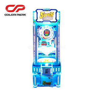 カラフルな公園卸売アーケードゲーム機コイン式ギフトハッピーフィッシュ交換機宝くじ機