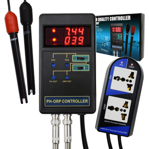 Digital Water Quality <strong>Monitor</strong> Tester with Separate Relays <strong>BNC</strong> Type Replaceable Electrode Large <strong>LCD</strong> PH and ORP Controller - Product Image 1