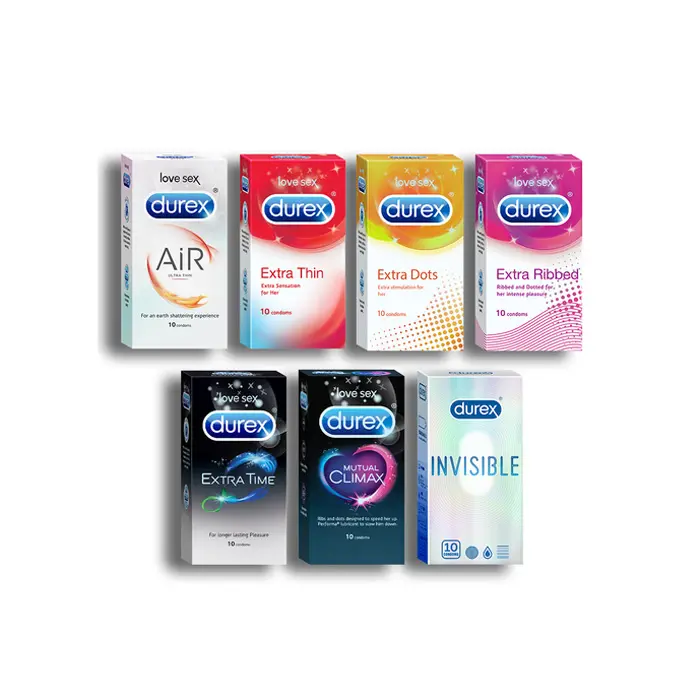 Originale qualità di marca piacere sesso lungo tempo di ritardo Durex preservativo per uomo al miglior prezzo con spedizione veloce