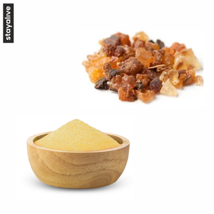 ピュア & ナチュラルCommiphora Mukul (Guggul) 樹脂エキス | ググルエキスパウダー | ベジタリアン - Product Image 2