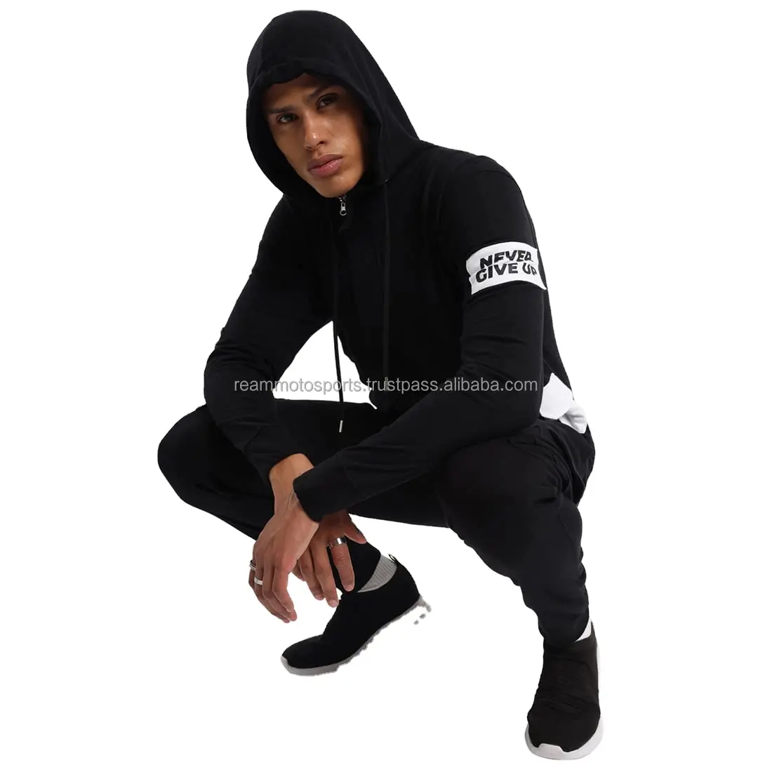 2023 शांत पुरुषों छप स्याही Hoodies Sweatshirt Sweatpants सूट शरद ऋतु सर्दियों गर्म Tracksuit सेट पुरुषों की फैशन Hooded घिसना