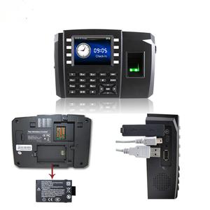 Беспроводная 4G биометрическая система посещаемости времени с TCP/IP/USB и терминалом контроля доступа отпечатков пальцев батареи