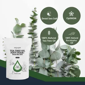 USA Made Therapeutic Foot Soak 15lbさわやかなリラックスバスソルトフォーミュラ疲れた足のプライベートラベルサービス