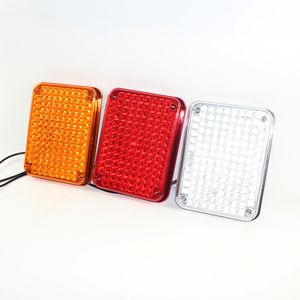 9x7 monte LED ambulans acil aydınlatma sembolleri yeni 12V 24V kırmızı mavi Side Marker LED uyarı çakarlı lamba - Product Image 3