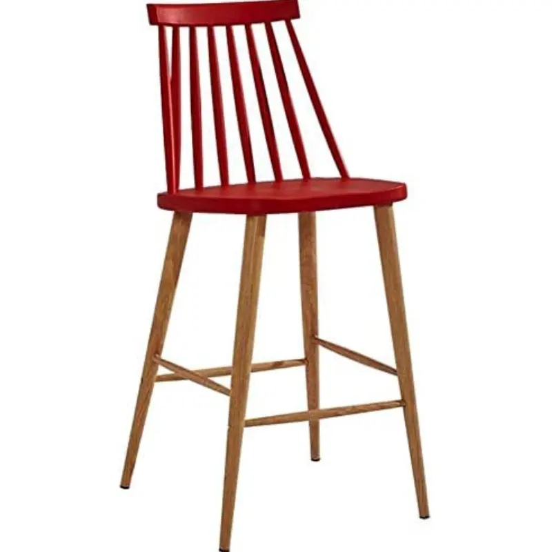 Sgabelli per sedie da bar in legno mobili e tavoli per caffetteria sgabello da bar alto sedie in metallo tavolo e sedie da bar per ristoranti industriali
