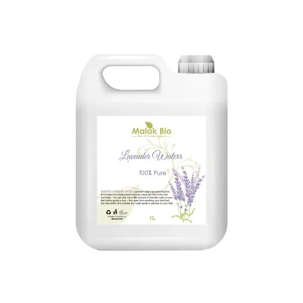 Malak Bio Lavender Air Dalam Jumlah Besar Toner Wajah Organik Pelembap Pemenang Penghargaan Air Bunga Maroccan Murni