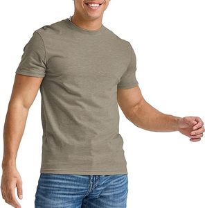 男性用卸売ジムTシャツ半袖カスタマイズデザインロゴ綿100% クイックドライ特大フィット
