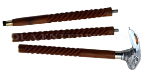Handel el yapımı pirinç bitirir DUA işletmeler ürünleri ile denizcilik tavşan kafa tasarımı baston. - Product Image 2