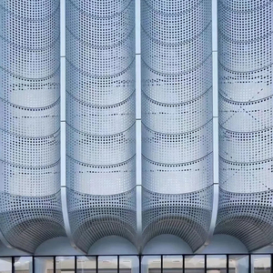 לוח קיר 3d מחורר וחרוט אלומיניום פורניר לוחות קיר אדריכלי דקורטיביים עיצוב מותאם אישית - Product Image 4