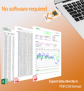 Çok kullanımlı sıcaklık ve nem Accudata dijital gerçek zamanlı sıcaklık ve rh veri kaydedici Usb Pdf - Product Image 6