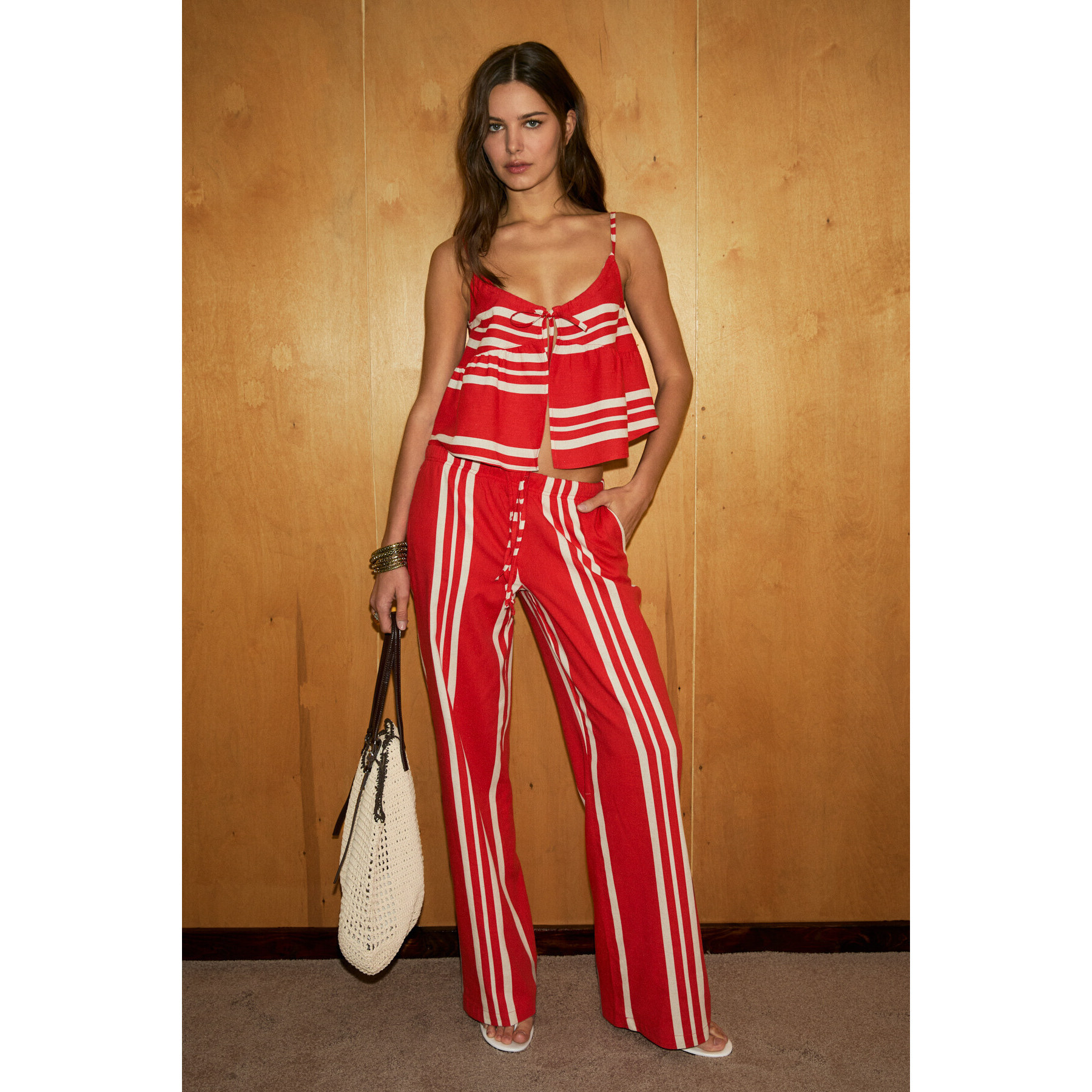 Red Printed
