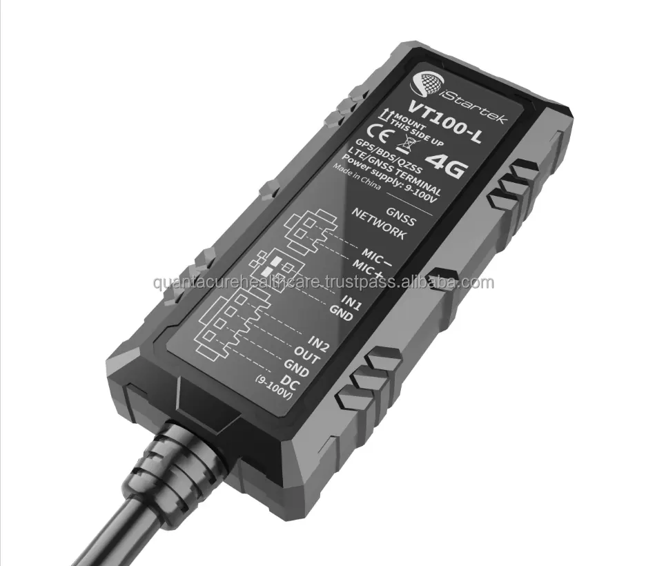 QC VT03 IP66 Monitoraggio Carburante Impermeabile 4G LTE Tracker Moto Moto Auto Dispositivo di Tracking GPS con Microfono