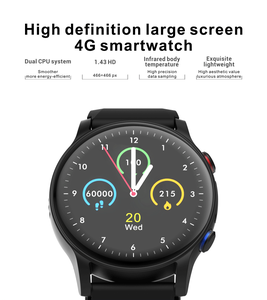 スマートヘルス4G SOS高齢者用緊急スマートブレスレットGPS APPスマートトラッキング時計秋検出時計 - Product Image 5