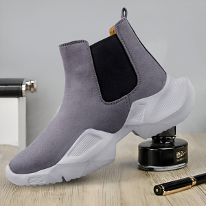 มี OEM-รองเท้าบูทเชลซีสำหรับผู้ชายดีไซเนอร์ล่าสุด - Product Image 4
