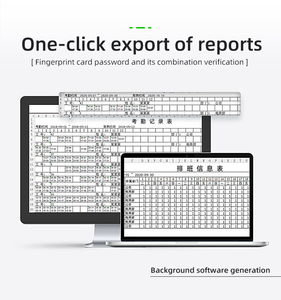 EBKN <strong>Excel</strong> Export Time Recording Fingerprint Reader and Fingerprint Attendance Clock in and Out Machine for Employees - Product Image 5