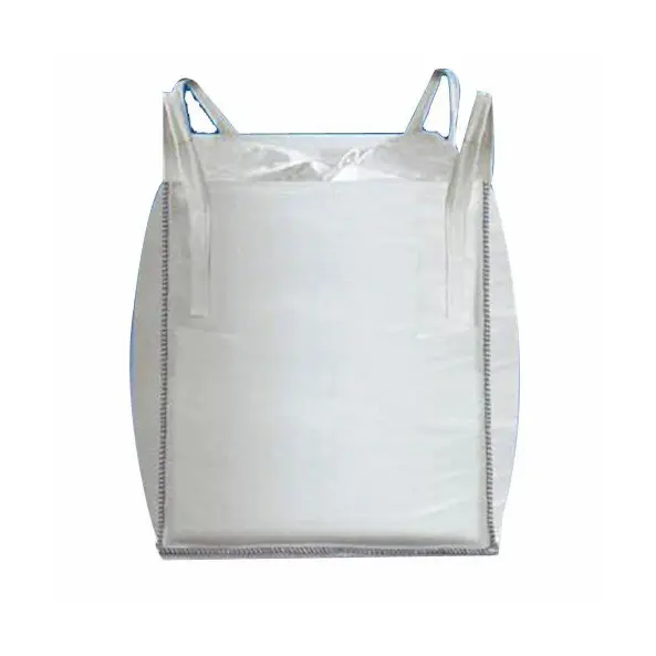 औद्योगिक पैकिंग के लिए सफेद रंग 1000 किलो पीपी बल्क बैग उच्च गुणवत्ता वाला पीपी जंबो बैग ट्यूबलर शैली