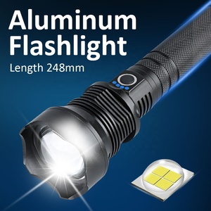 Lightingpass Chất lượng cao siêu sáng loại C sạc Zoom Torch XHP70 khẩn cấp tự vệ săn chiến thuật dẫn đèn pin - Product Image 4