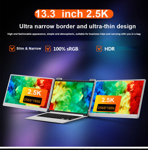 Bề Mặt kính đặc biệt 13.3 inch 2K 75Hz Màn hình kép chất lượng cao cho máy tính xách tay phần mềm chỉnh sửa <span class=keywords><strong>video</strong></span> thiết kế màn hình mở rộng - Product Image 5