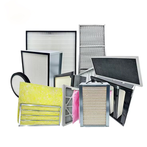 Khung nhôm FB tấm loại hiệu ứng trung bình lọc phần tử lọc bụi tấm sợi polyester - Product Image 4