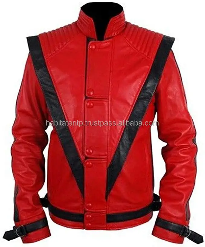 Veste en cuir pour hommes rouge chaud Films Costumes de célébrités Collection sur mesure PU ou vestes en cuir véritable