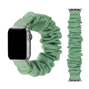 Satin Women Girl Custom Nylon Polyester Scrunchie for <strong>Apple</strong> Watch Series <strong>SE</strong> 7 6 5 <strong>4</strong> 3 2 1Oversized Strap Smart Watch Bands - Product Image 1