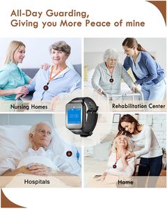 Daytech SW05 <strong>Wireless</strong> Nurse Call <strong>System</strong> for Nursing Home and Hospital Watch Pager with <strong>Push</strong> <strong>Button</strong> Best Price from China - Product Image 4