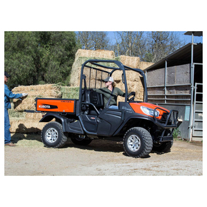 Rtv מקצועי עם אורות עבודה מובלים, גילוח גרירה, חופה, שטח מטען לניהול ובנייה