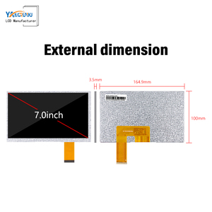 Módulos LCD nuevos originales de YR, tamaño de 7 pulgadas, placa de controlador a juego y panel multitáctil, brillo de 500 liendres - Product Image 2