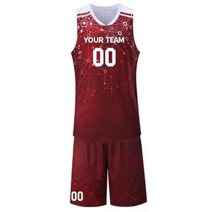 Hızlı kargo yüceltilmiş gençlik geri dönüşümlü basketbol üniforması set katı özelleştirilmiş renk artı boyutu basketbol üniforması