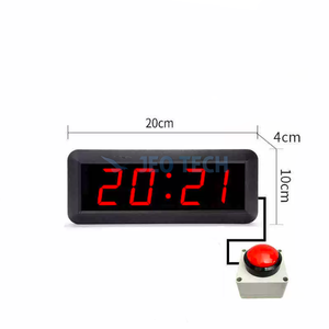 Multi-funzione LED da corsa Timer digitale sveglia ridotta Timer protocollo NTP 4 Bit Timer da 1 pollice - Product Image 3