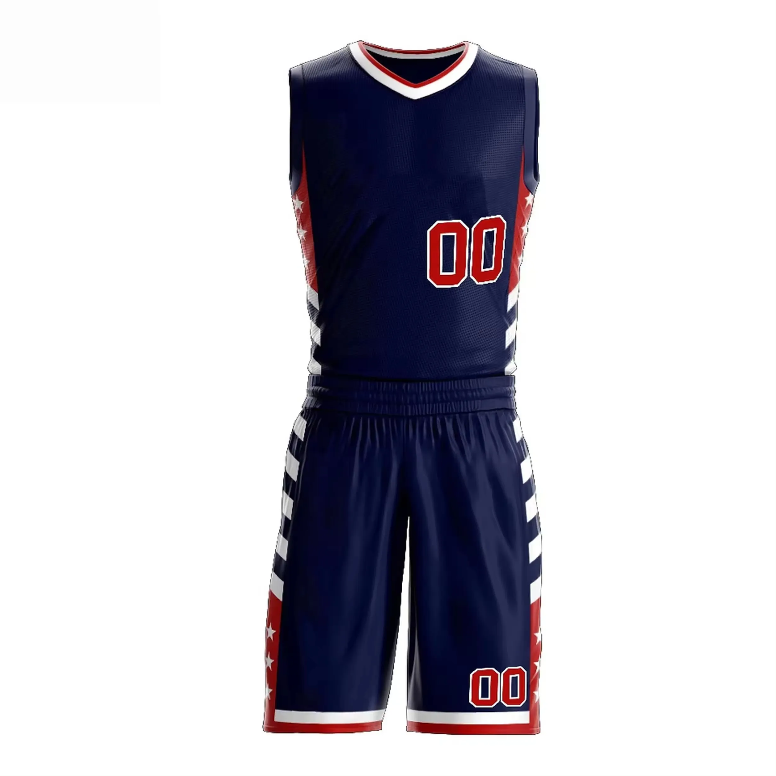 Men Sports Customized basketball kit Team Club basket ball uniform sublimation Design basketball uniform