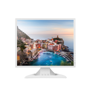 Monitor TFT LED de 17 pulgadas, entrada HD VGA, monitor de ordenador de escritorio de 17 pulgadas, CC 12V