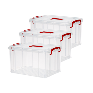 Oem Odm 6577 прямоугольный ящик для хранения с крышками 38x27x22 см пластиковые контейнеры для хранения различных размеров контейнеры для хранения - Product Image 2