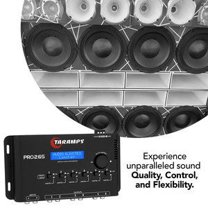 Taramps Pro 2.6S <strong>Digital</strong> Signal <strong>Processor</strong> Equalizer 3-band Graphic Equalization 6 Channels Limiter Adjustable Car <strong>Audio</strong> <strong>System</strong>
