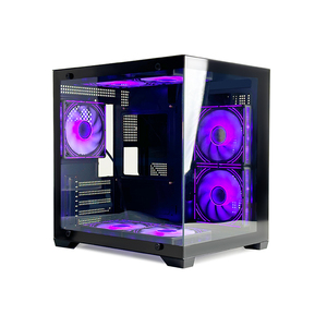 Choiyan Estuche abierto Estuche para computadora Escritorio Gabinete de PC personalizado Chasis de computadora de juegos Torres medias Estuche para computadora de juegos de escritorio - Product Image 3
