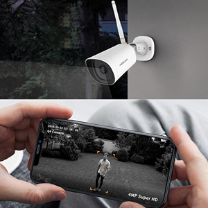Foscam最佳质量Wifi 2K 4MP安全IP摄像机夜视闭路电视安全无线子弹室外网络摄像机 - Product Image 6