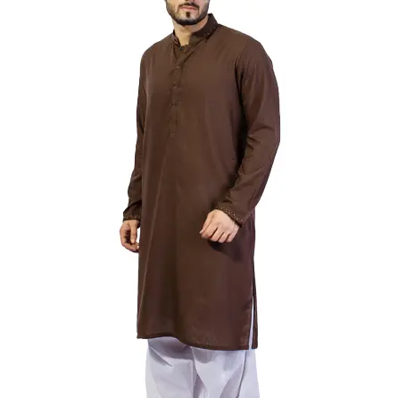 Moda erkek Kurta Shalwar son Trendy Premium kalite, erkekler için Trend etnik giyim Gents Kurta Shalwar