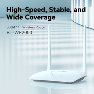 Çift antenler 300Mbps hız ve kolay kurulum WiFi4 yönlendiriciler N300 kablosuz yönlendirici akıllı evler için LB-LINK WR2000 Smart - Product Image 5