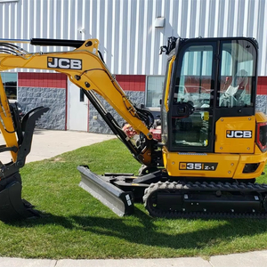 二手2024 JCB 35Z-1小型挖掘机出售，配有强力液压履带式挖掘机