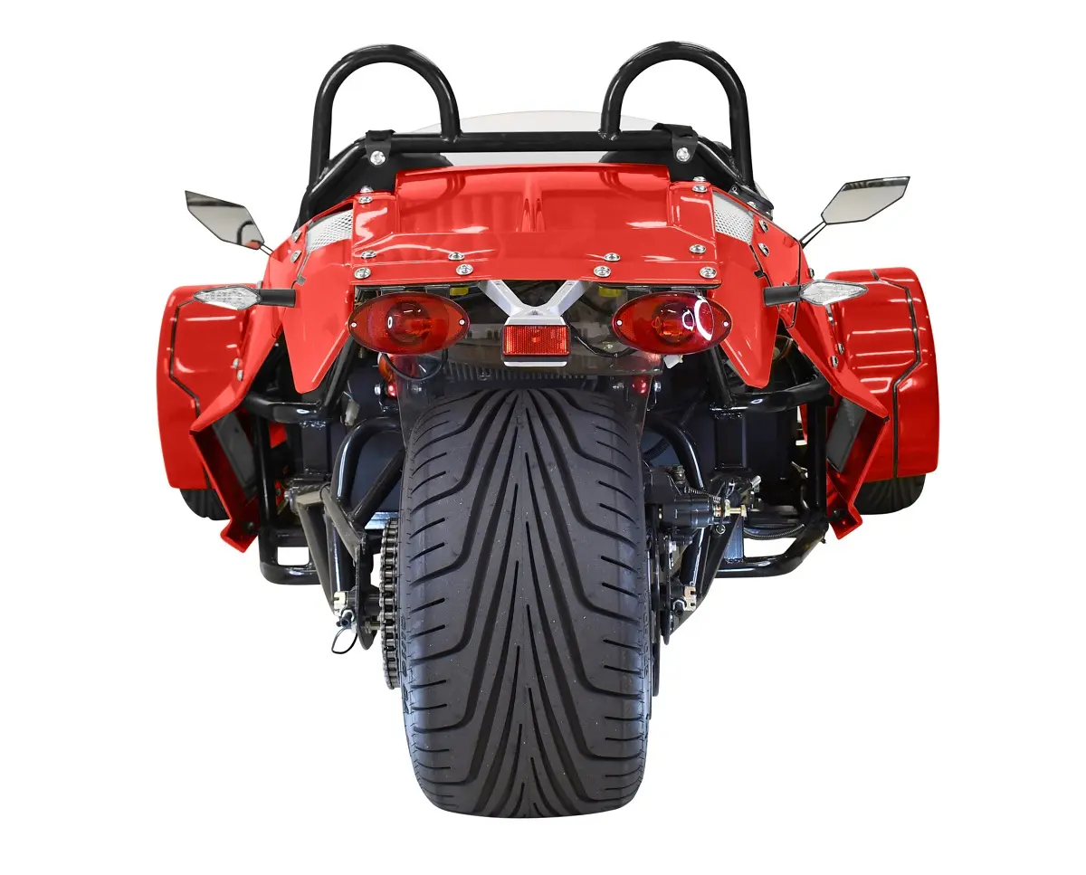 E-Spider 72V Trike ، محرك قوي متوسط الدفع مع بطارية ليثيوم متوفرة بالمخزون