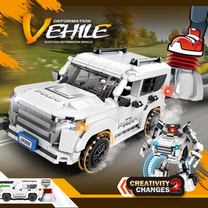 Creative New Moc Cheap Micro Brick Kids Toy Mini New Miniature Cars <strong>Game</strong> Vehicles <strong>Robot</strong> Car <strong>Building</strong> Block Sets for Kid - Product Image 6