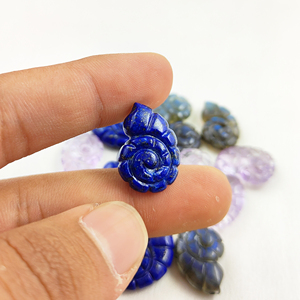 Lapis Jewelry li gevşek taş kabuk oyma boncuk taş boncuk takı yapımı aksesuarları taş kristal gevşek toptancı