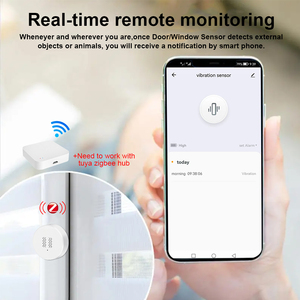 <strong>Zigbee</strong> Function <strong>Detection</strong> Motion Shock Alarm Tuya Smart Life Monitoring APP Vibration <strong>Sensor</strong> with Notification - Product Image 4